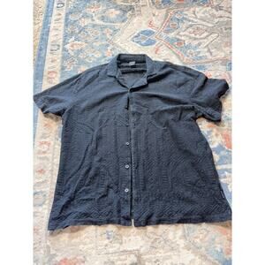 Holster Black Knit Button Down size XL